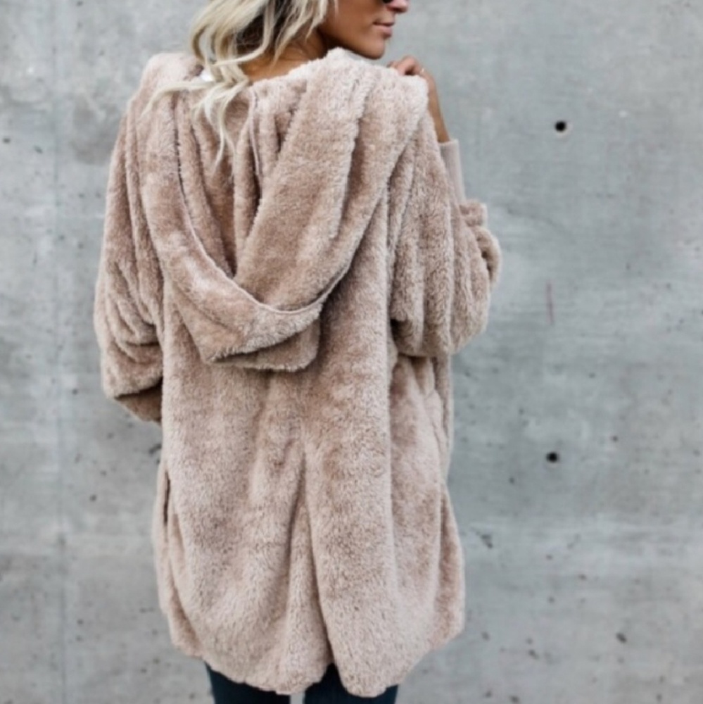 (LAST 1)Softest Teddy Bear Hoodie EVER - Picture 3 of 4